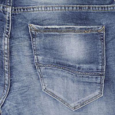 Leox Denim 1027 Minimal Trendy Stretch Short