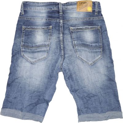 Leox Denim 1027 Minimal Trendy Stretch Short