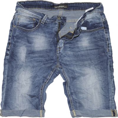 Leox Denim 1027 Minimal Trendy Stretch Short
