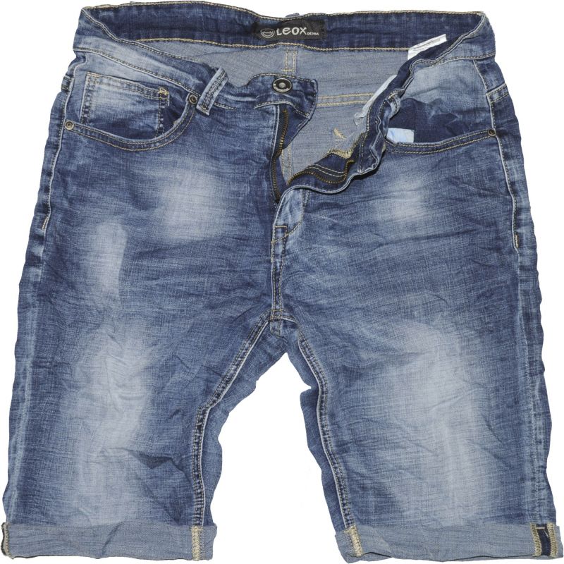 Leox Denim 1027 Minimal Trendy Stretch Short