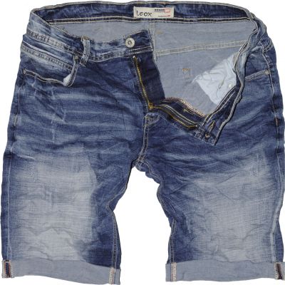 Leox Denim 8858 Minimal Trendy Stretch Short #2