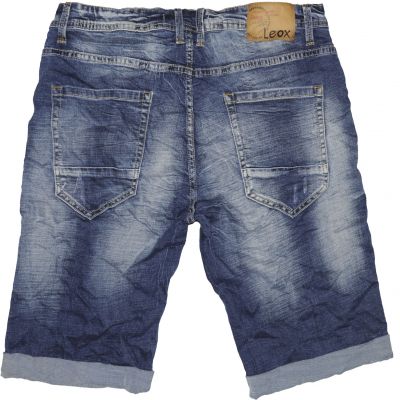 Leox Denim 8858 Minimal Trendy Stretch Short #2