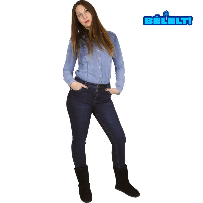 Moon Girl 525 Snowflake stretch straight