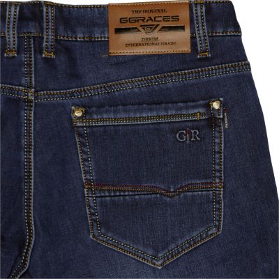 GG Races Denim 035 Cryogenic Stretch Denim Straight (Bélelt)