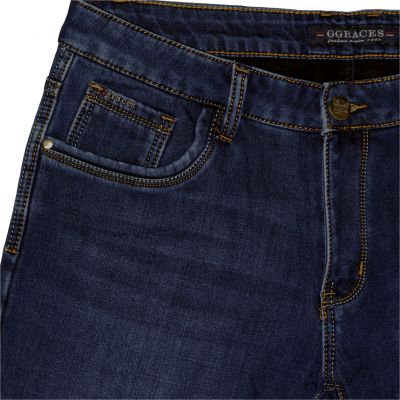 GG Races Denim 035 Cryogenic Stretch Denim Straight (Bélelt)