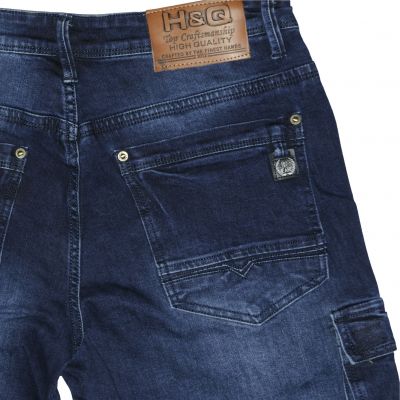 H&Q Jeans 929 Sztreccs Denim oldalzsebes nadrág