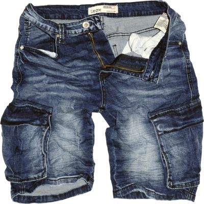 Leox Denim 8883 Side-pocket Short Jeans