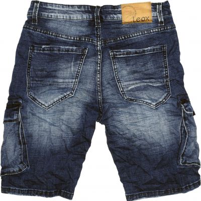Leox Denim 8883 Side-pocket Short Jeans