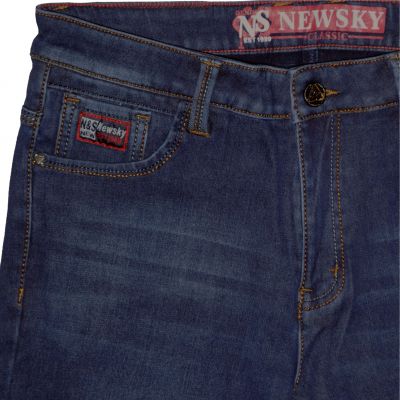 NewSky Denim Design XF327 Trendy Straight Stretch