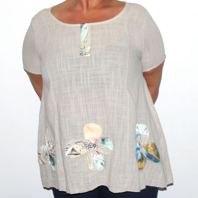 J-City 21248 Linen Flowers