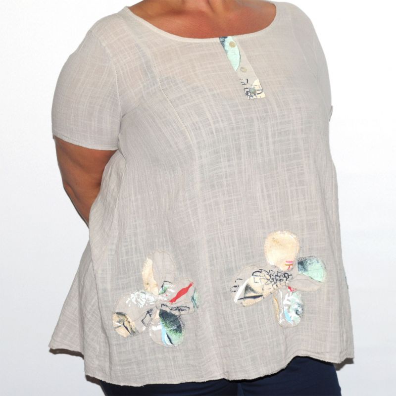 J-City 21248 Linen Flowers