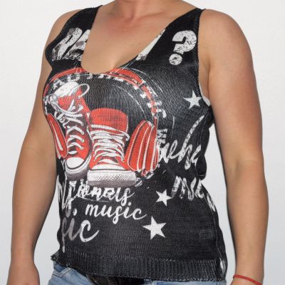 My Good Fashion 6015 Shoes Knitted Singlet