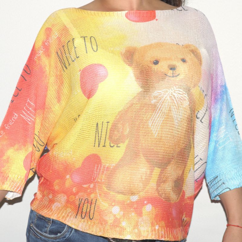 Monday Teddy Bear Knitted