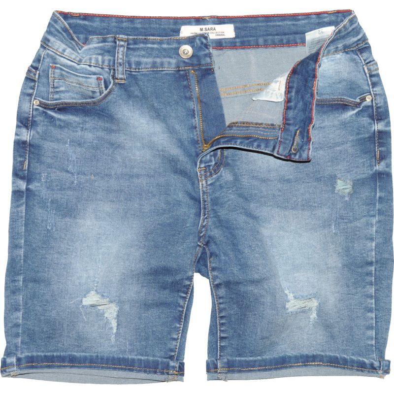 M. Sara Denim 572 Trendy Hawaii Short