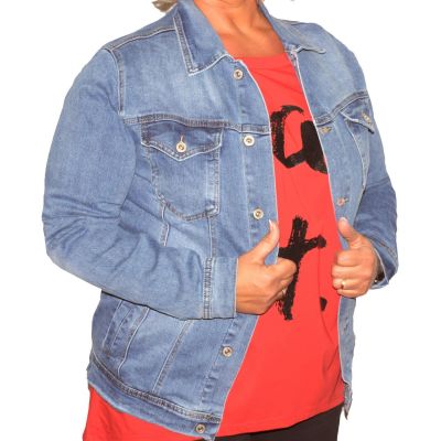 M. Sara Denim 585 Trendy Denim Jacket