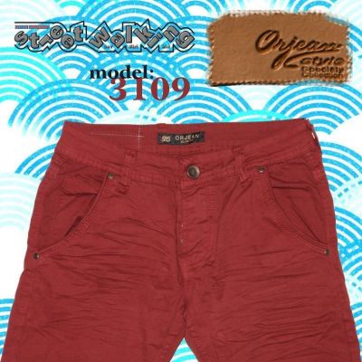 Orjean 3109 Red Stretch Slim