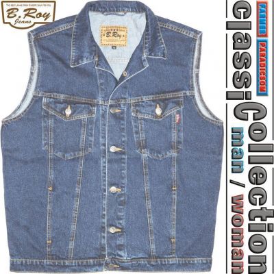 B. Roy M202 Classic Denim Vest