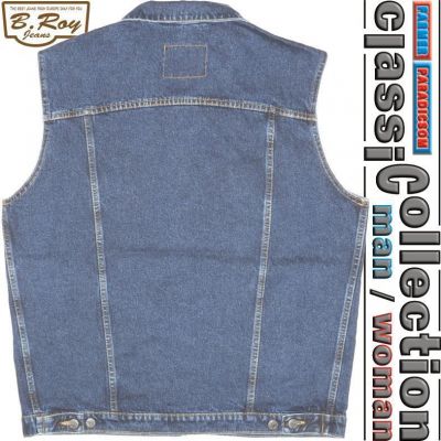 B. Roy M202 Classic Denim Vest