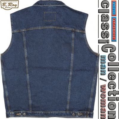 B. Roy M202 Classic Denim Vest