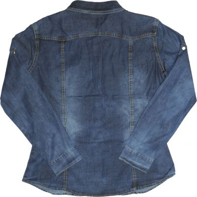 Redress Jeans Wear 5089 Dark Blue Classic Denim Shirt