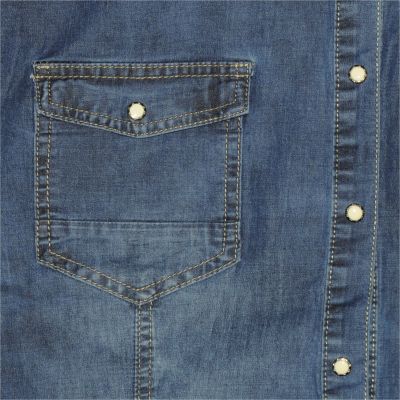 Redress Jeans Wear 5089 Dark Blue Classic Denim Shirt